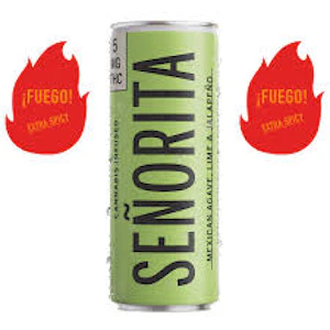 CQ - Senorita | 12fl oz 4pack  | "FUEGO" Jalapeno Lime Margarita | 5mg THC
