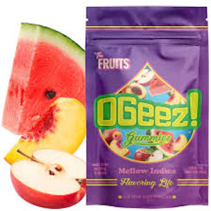OGEEZ - OGeez! | Gummies 10ct | The Fruit: Mellow Indica | 100mg