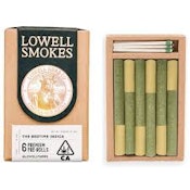 Lowell’s | 6 pack - .6g Prerolls | The Bedtime Indica Blend | 3.5g