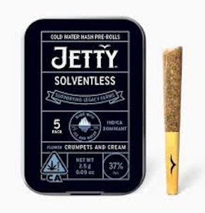 Jetty - Jetty Preroll OCal Solventless Rosin 2.5g - 5pk Governmint Oasis x Banana Bomb (H)