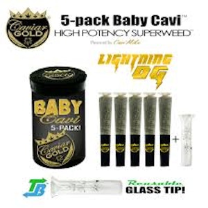 CAVIAR GOLD - Caviar Gold - Preroll - Infused - Baby Cavi - Lightning OG - 2.5G