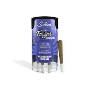 FUZZIES - [Fuzzies] Infused Delights Preroll 5 Pack - 2.5g - Blueberry Dream (S)