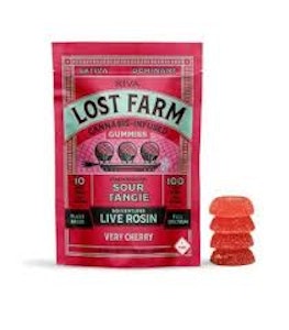 LOST FARM - Lost Farm | Live Resin Gummies (10ct) | Very Cherry Gastropop | 100 mg