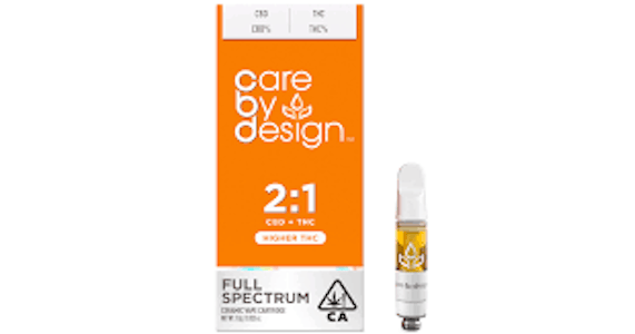 CARE BY DESIGN - Care By Design - Cartridge - 2:1 CBD + Higher THC - 1G