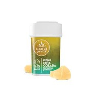 WANA - WANA | Organic Quick Gummies (10ct) | Pina Colada | 100mg