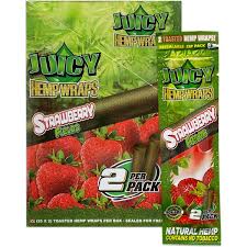 Juicy Hemp Wraps Strawberry Fields