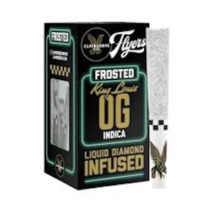 CLAYBOURNE CO. - Claybourne Frosted Flyers Infused 5pk Prerolls 2.5g King Louis OG
