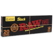 Raw Classic Black King SIze 20 pack