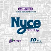 NYCE GUMMIES GRAPE 10MG