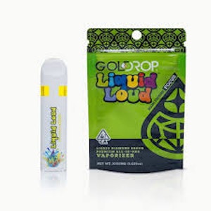 GOLDDROP - Gold Drop Gummy Worms Liquid Loud Diamond Sauce - 1g All-In-One
