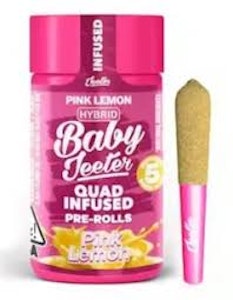 JEETER - Jeeter Baby Infused 5pk Prerolls 2.5g Pink Lemon