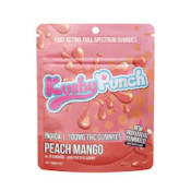 Kushy Punch | Fast Acting Full Spectrum Gummies 10ct | Peach Mango | 100mg