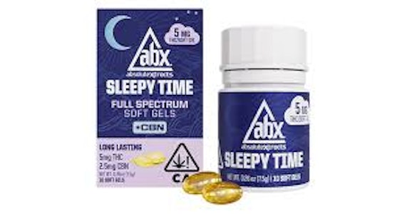 ABSOLUTE XTRACTS - ABX - Edibles - Sleepy Time Solvntless + CBN Soft Gels - 5MG - 10ct