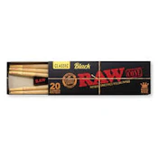 Raw/Black King size 20 Pack