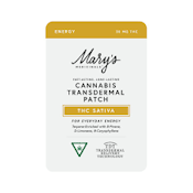 Mary's Medicinal - Transdermal Patch - Energy - THC - 20mg