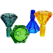 2.5" 14mm Full Color Diamond Flower Bowl