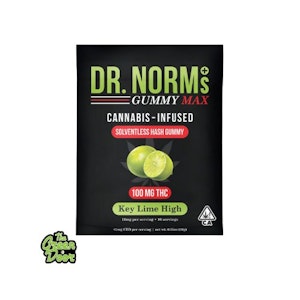 DR. NORM'S - DR. NORM'S - Key Lime High - MAX Hash Gummies - 100MG