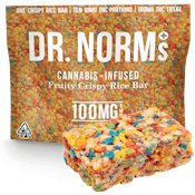 DR NORMS | FRUITY PEBBLES RICE CRISPY | EDIBLE | 100MG
