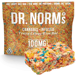 DR. NORM'S - DR NORMS | FRUITY PEBBLES RICE CRISPY | EDIBLE | 100MG