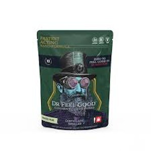 Dr. Feel Goods - Dr. Feel Goods 100mg Ginger Pear Nano-Infused Distillate Hybrid Gummy