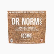 CHOCOLATE RICE KRISPY BAR 100MG - DR. NORM'S