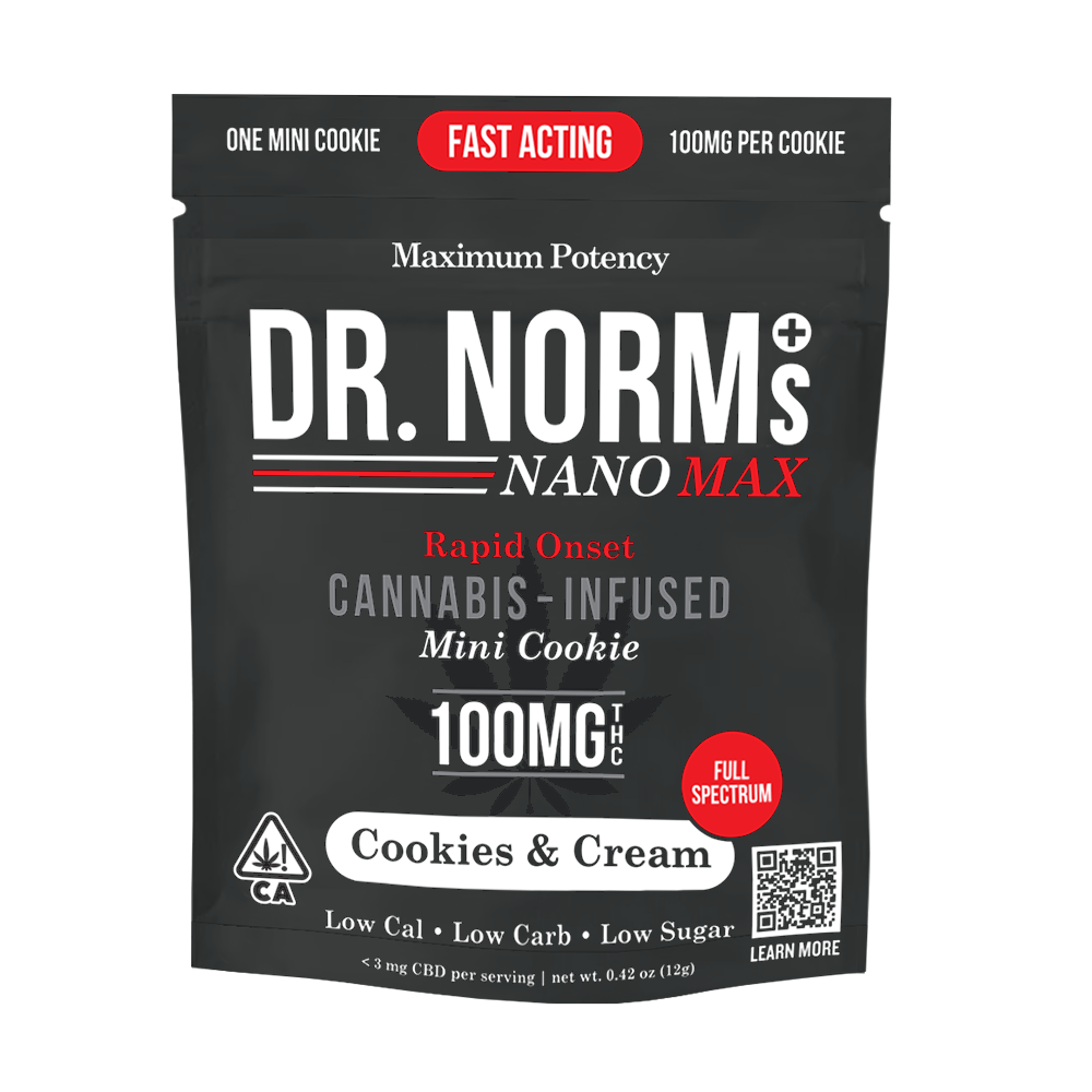 Dr. Norm's | Cookies & Cream | Mini Cookie | 100mg