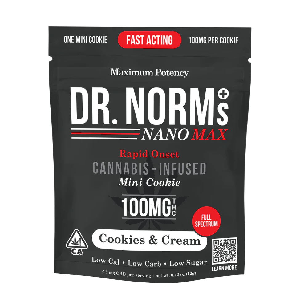 Dr. Norm's - Dr. Norm's | Cookies & Cream | Mini Cookie | 100mg Main Image