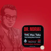 DR NORMS | MAX THC TABLETS INDICA - 20PK | CAPSULE | 1000MG