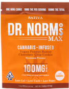 [Dr. Norm's] THC Cookie - 100mg - Max - Peanut Butter Chocolate Chip (S)