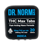 Dr. Norm's | THC Max Tabs | Indica | 1000mg