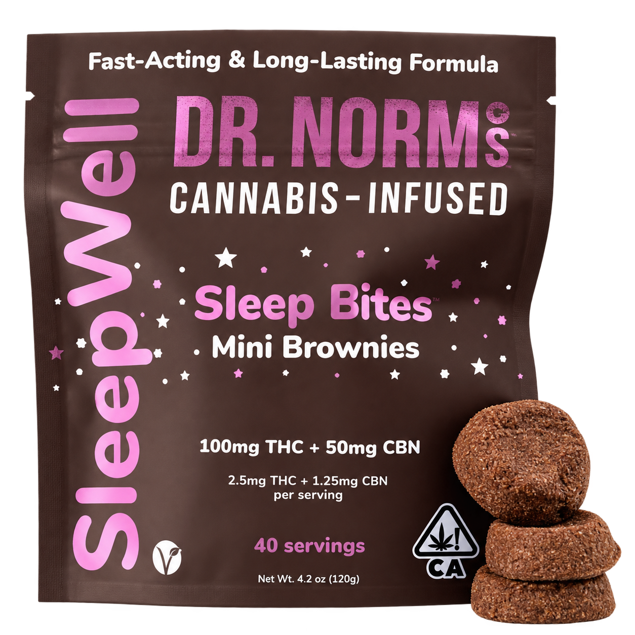 Dr. Norm's | Sleep Bites | Mini Brownies