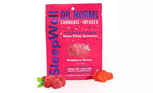 DR. NORM'S - DR NORMS | RASPBERRY DREAM 2:1 THC/CBN - 10PK | EDIBLE