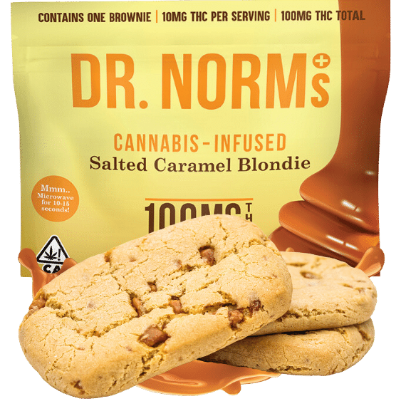 Dr. Norm's | Salted Caramel Blondie | Brownie