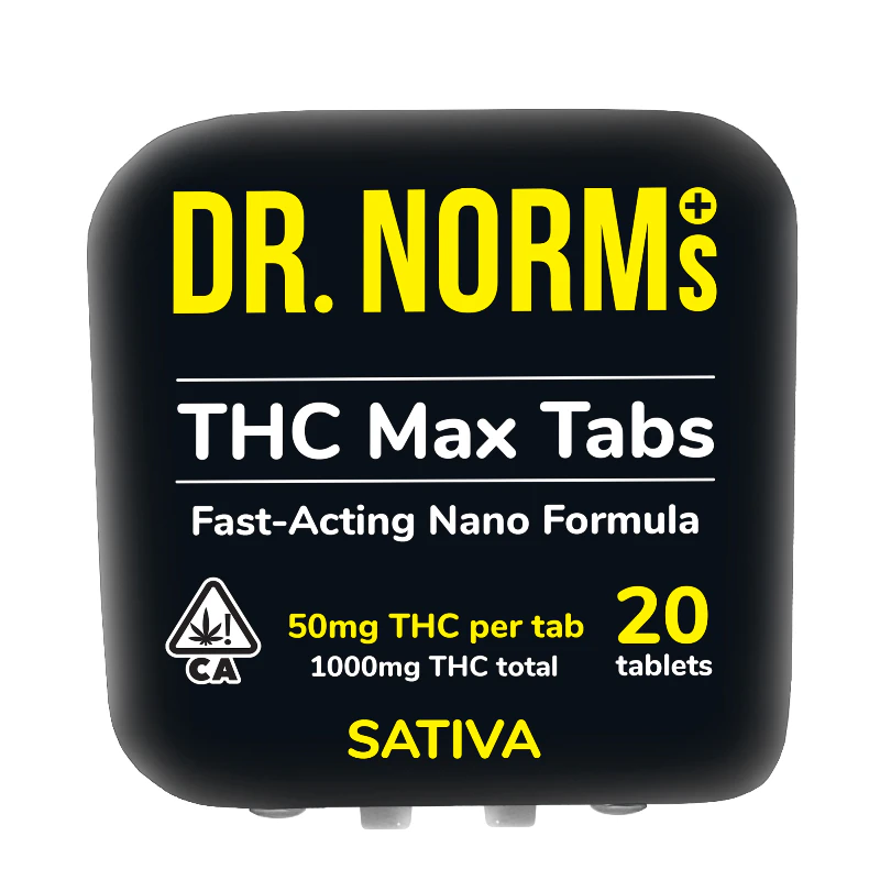 Dr. Norm's - Dr. Norm's | THC Max Tabs | Sativa | 1000mg Main Image