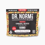 VERY BERRY CRUNCH RICE KRISPY BAR 100MG - DR. NORM'S