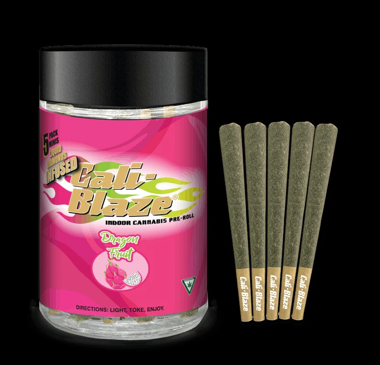 Cali-Blaze - Dragon Fruit Liquid Diamonds 5PK Main Image