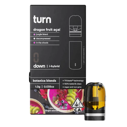 turn - TURN | DRAGON FRUIT ACAI - POD | CARTRIDGE | 1G Main Image