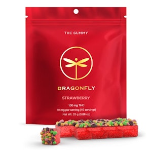Dragonfly - Strawberry Gummy Cluster | Gummies | 100mg | Dragonfly