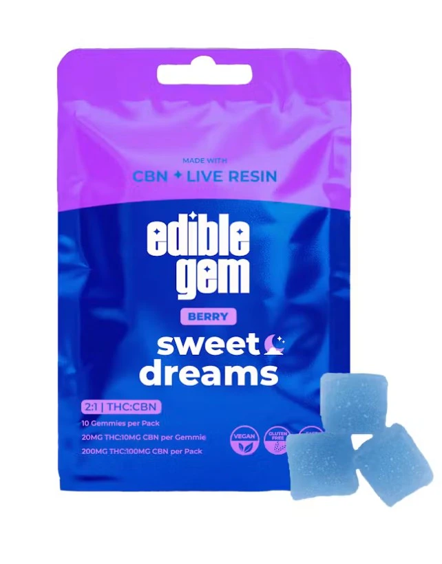 Jungle Juice - Edible Gem-Berry-Live Resin-Gummies-20 Pieces-200mg Main Image