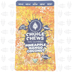 Choice - Pineapple Mango Coconut Gummies 200MG (10x20MG)