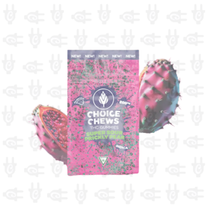 Choice - SUPER SOUR Prickly Pear Gummies 200MG (10x20MG)