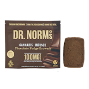 Dr. Norm's Chocolate Fudge Brownie (VEGAN) 100mg