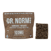 Dr. Norm's CHOCOLATE Crispy Rice Bar 100mg