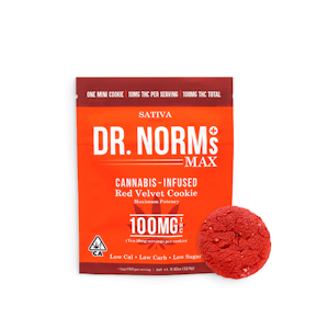 DR. NORM'S - Dr. Norm's MAX Red Velvet Mini Cookie 100mg