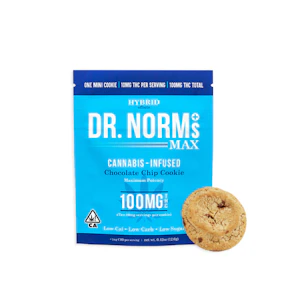 Dr. Norm's - Dr. Norm's MAX Chocolate Chip Mini Cookie 100mg