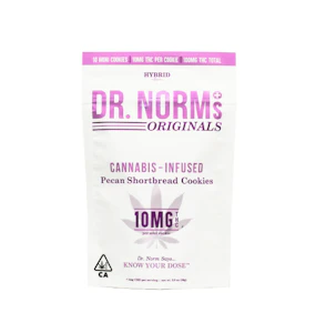 Dr. Norm's - Dr. Norm's Pecan Shortbread Cookies 100mg ( 10pk ) Hybrid