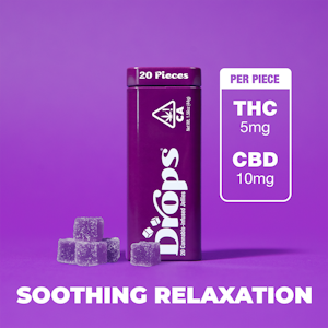 DROPS - Drops - 20ct. 200mg CBD:100mg THC (Heavy) - Blackberry