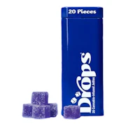 Drops | Black Currant | 1:1:1 THC:CBN:CBD | Strain-Specific Live Rosin Infused Jellies | 20pc | 100mg