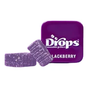Drops | Blackberry | 2:1 CBD:THC | Strain-Specific Live Rosin Infused Jellies | 2pc | 50mg