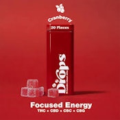 Drops Cranberry 1:1:1:1  CBD 20 Pack